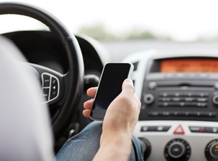 top driving distractions in america using social media